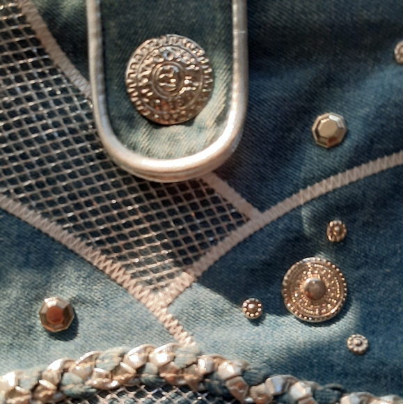 Warren Reed Denim/Silver Bag - Picture 8 of 16